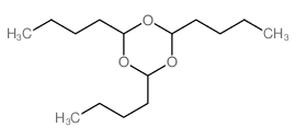 2,4,6-tributyl-1,3,5-trioxane structure