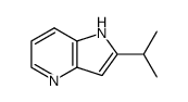 1H-Pyrrolo[3,2-b]pyridine,2-(1-methylethyl)-(9CI) structure