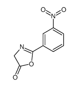 2-(3-nitrophenyl)oxazol-5(4H)-one结构式