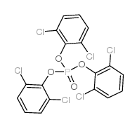 tris(2,6-dichlorophenyl) phosphate structure