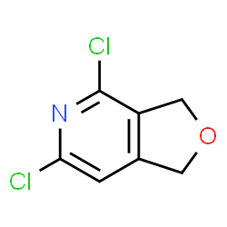 4,6-二氯-1,3-二氢呋喃并[3,4-c]吡啶结构式