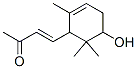 4-(5-Hydroxy-2,6,6-trimethyl-2-cyclohexen-1-yl)-3-buten-2-one Structure