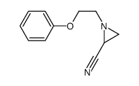 1-(2-phenoxyethyl)aziridine-2-carbonitrile Structure