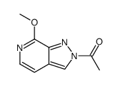 1-(7-methoxypyrazolo[3,4-c]pyridin-2-yl)ethanone Structure