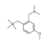 [2-[(trimethylsilyl)methyl]-5-methoxybenzyl]dimethylamine Structure