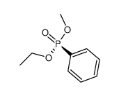 (R)-O,O-ethylmethyl phenylphosphonothioate Structure