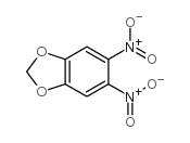 1,2-二硝基-4,​​5-亚甲基二氧基苯结构式
