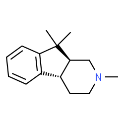 1H-Indeno[2,1-c]pyridine,2,3,4,4a,9,9a-hexahydro-2,9,9-trimethyl-,trans-(9CI)结构式