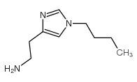 (9ci)-1-丁基-1H-咪唑-4-乙胺结构式