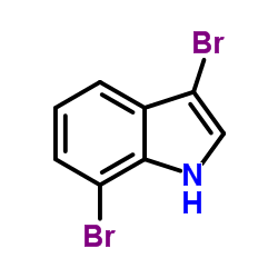 3,7-Dibromo-1H-indole Structure