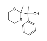 1-(2-methyl-1,3-dithian-2-yl)-1-phenylethan-1-ol Structure