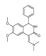 1-phenyl-3-oxo-4-dimethylaminomethylene-6,7-dimethoxy-1,2,3,4-tetrahydroisoquinoline Structure