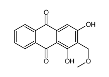 1,3-DIHYDROXY-2-METHOXYMETHYLANTHRAQUINONE Structure