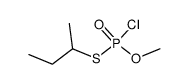 monochlorothiolphosphoric acid O-methyl-S-sec-butyl ester Structure