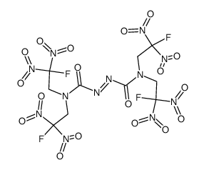 1,2'-azobis[N,N-bis(2-fluoro-2,2-dinitroethyl)carbamyl]结构式