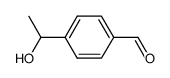 Benzaldehyde, 4-(1-hydroxyethyl)- (9CI) structure