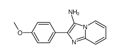 2-(4-methoxyphenyl)imidazo[1,2-a]pyridin-3-amine结构式