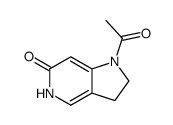 1-acetyl-6-hydroxy-5-azaindoline结构式