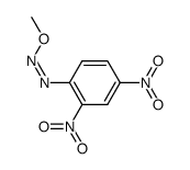 (Z)-1-(2,4-dinitrophenyl)-2-methoxydiazene结构式