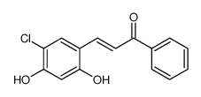 3-(5-chloro-2,4-dihydroxyphenyl)-1-phenylprop-2-en-1-one结构式