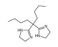 2-[5-(4,5-dihydro-1H-imidazol-2-yl)nonan-5-yl]-4,5-dihydro-1H-imidazole Structure