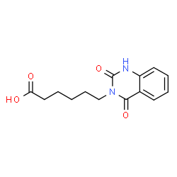 6-(2,4-Dioxo-1,4-dihydroquinazolin-3(2H)-yl)-hexanoic acid Structure