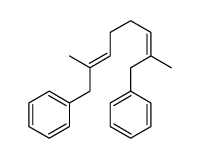 (2,7-dimethyl-8-phenylocta-2,6-dienyl)benzene结构式