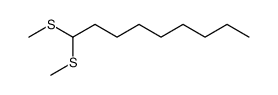 1,1-bis-methylsulfanyl-nonane结构式