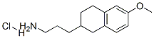 (6-methoxy-1,2,3,4-tetrahydro-naphthalen-2-yl)-propyl-amine hydrochloride structure