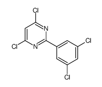 4,6-dichloro-2-(3,5-dichlorophenyl)pyrimidine结构式
