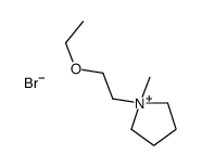1-(2-ethoxyethyl)-1-methylpyrrolidin-1-ium,bromide Structure