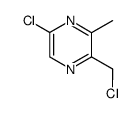 6-Chloro-3-chloromethyl-2-methylpyrazine结构式