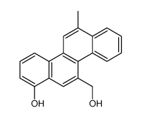 11-(hydroxymethyl)-6-methylchrysen-1-ol结构式