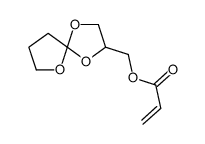 1,4,6-trioxaspiro[4.4]nonan-3-ylmethyl prop-2-enoate结构式