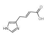 (2E)-4-(1H-咪唑-4-基)-2-丁烯酸结构式
