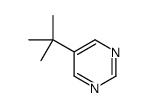 Pyrimidine, 5-(1,1-dimethylethyl)- (9CI) Structure