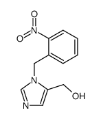 N1-(2-Nitrobenzyl)-5-hydroxymethylimidazole结构式
