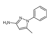 3-amino-5-methyl-1-phenylpyrazole Structure