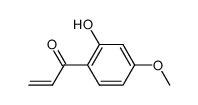 1-(2-hydroxy-4-methoxy-phenyl)-propenone Structure