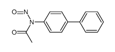 N-biphenyl-4-yl-N-nitroso-acetamide结构式