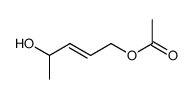 Acetic acid (E)-4-hydroxy-pent-2-enyl ester结构式