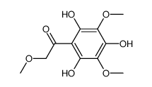 2,4,6-trihydroxy-3,5,ω-trimethoxyacetophenone Structure