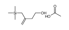 acetic acid,3-(trimethylsilylmethyl)but-3-en-1-ol Structure