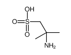 2-amino-2-methylpropane-1-sulfonic acid Structure