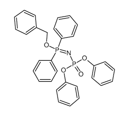benzyl P,P-diphenyl-N-(diphenylphosphoryl)phosphinimidate Structure