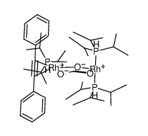 dihydrido(carbonato)(diphenylacetylene)tris(triisopropylphosphine)rhodium(III) Structure