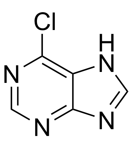 6-chloropurine structure