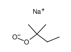 sodium derivative of 1,1-dimethylpropylhydroperoxide结构式
