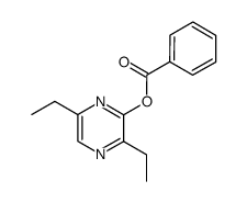 2-benzyloxy-3,6-diethylpyrazine结构式