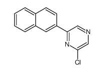 2-氯-6-(2-萘)吡嗪结构式